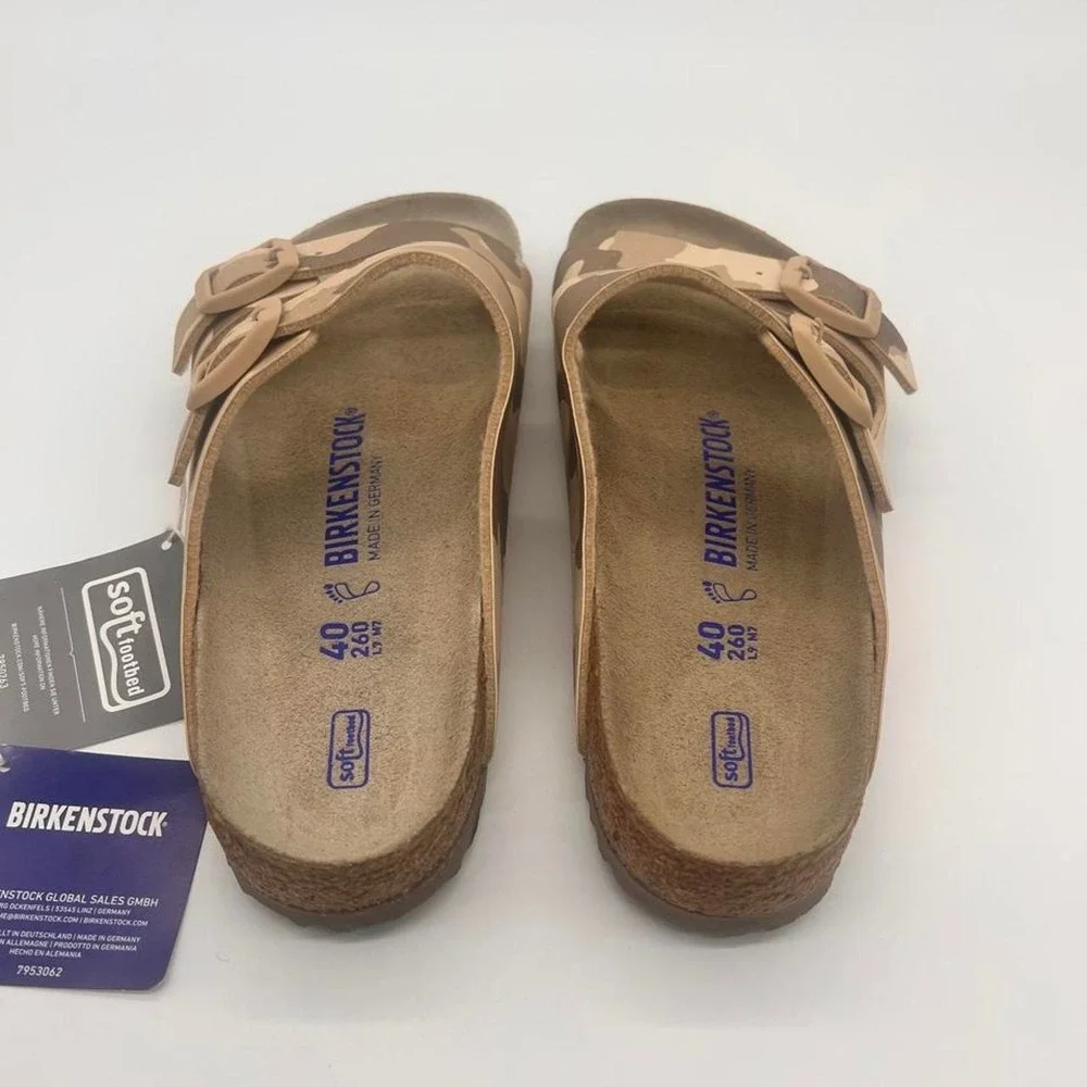 NWT Birkenstock Limited Edition Camo Sandals L9 M7 - 40